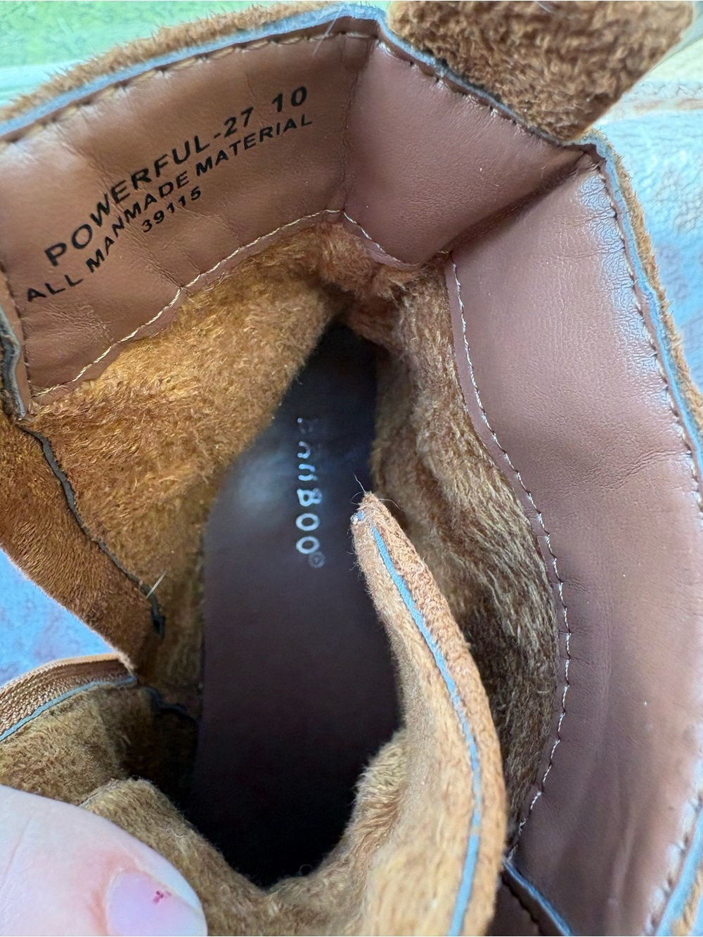 Women’s Brown Floral Lace-Up Ankle Boots - Picture 5 of 6